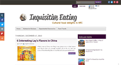Desktop Screenshot of inquisitiveeating.com