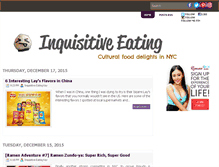 Tablet Screenshot of inquisitiveeating.com